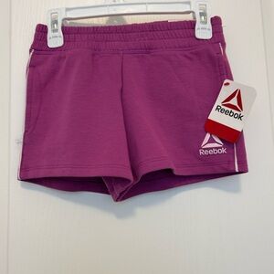 Reebok Girls Purple Athletic Shorts